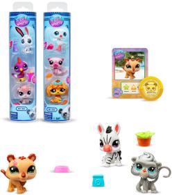 Hasbro LPS Littlest Pet Shop set 3 zvířátka s doplňky 2. série 3 druhy v tubě Hasbro LPS Littlest Pet Shop set 3 zvířátka s doplňky 2. série 3 druhy v tubě
