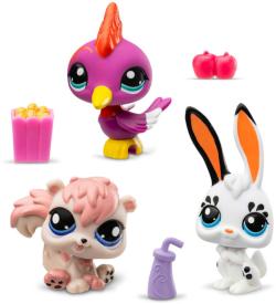Hasbro LPS Littlest Pet Shop set 3 zvířátka s doplňky 2. série 3 druhy v tubě