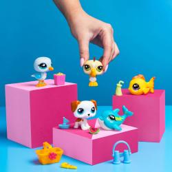HASBRO LPS Pláž Zvířátko Littlest Pet Shop generace 7 set 5ks s doplňky