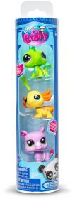 Hasbro LPS Zvířátko Littlest Pet Shop generace 7 set 3ks s doplňky 3 druhy
