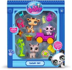 Hasbro LPS Zvířátko Safari Littlest Pet Shop generace 7 set 3ks s doplňky