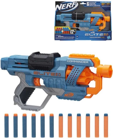 Hasbro NERF ELITE 2.0 Commander RD-6 set blaster + 12 šipek