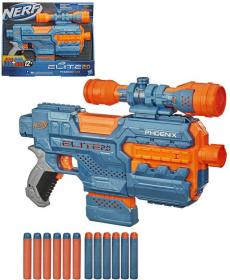 Hasbro NERF ELITE 2.0 Phoenix CS-6 Set blaster + 12 šipek Hasbro NERF ELITE 2.0 Phoenix CS-6 Set blaster + 12 šipek