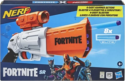 Hasbro NERF Fortnite SR Blaster se zaměřovačem set s 8 soft náboji