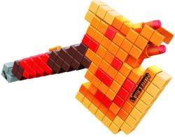 Hasbro NERF Minecraft Firebrand set blaster sekera + 6 šipek Elite