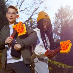 Hasbro NERF Minecraft Firebrand set blaster sekera + 6 šipek Elite