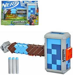 Hasbro NERF Minecraft Stormlander set blaster kladivo + 3 šipky Elite Hasbro NERF Minecraft Stormlander set blaster kladivo + 3 šipky Elite