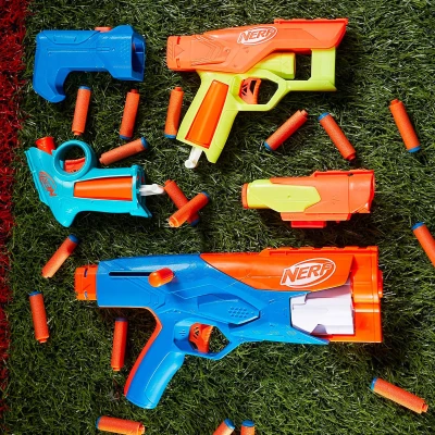 Hasbro NERF N Series Gear Up Pack set 3 blastery + 18 šipek N1
