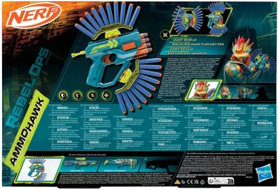 Hasbro NERF Rebel Ops Ammohawk set blaster + 20 šipek Elite