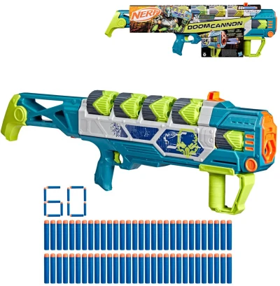 Hasbro NERF Rebel Ops Doom Cannon set blaster + 60 šipek Elite