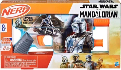 Hasbro NERF Star Wars The Mandalorian pistole set blaster + 12 šipek
