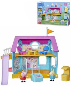 Hasbro Peppa Pig Peppina klubovna herní set 2 figurky s doplňky na baterie Zvuk Hasbro Peppa Pig Peppina klubovna herní set 2 figurky s doplňky na baterie Zvuk