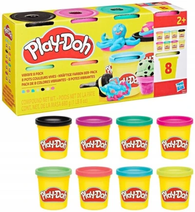 Hasbro PLAY-DOH Barevná modelína kreativní set 8 kelímků 680g Hasbro PLAY-DOH Barevná modelína kreativní set 8 kelímků 680g