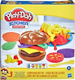 Hasbro PLAY-DOH Hamburger kreativní set modelína s nástroji Hasbro PLAY-DOH Hamburger kreativní set modelína s nástroji