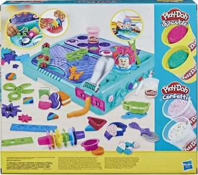 Hasbro PLAY-DOH Kreativní sada na cesty modelína 10 kelímků s doplňky