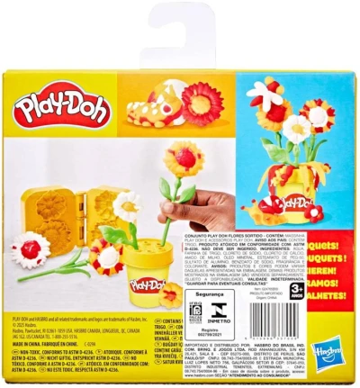 Hasbro PLAY-DOH Malé květinky kreativní set modelína s nástroji 2 druhy