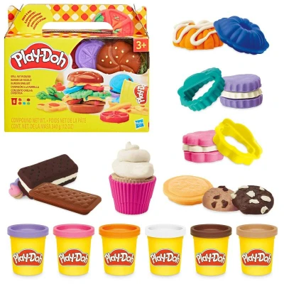 Hasbro PLAY-DOH Malé lahůdky kreativní set modelína s nástroji 2 druhy Hasbro PLAY-DOH Malé lahůdky kreativní set modelína s nástroji 2 druhy