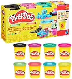 Hasbro PLAY-DOH Modelína baby barevná 8x 85g set 8 kelímků