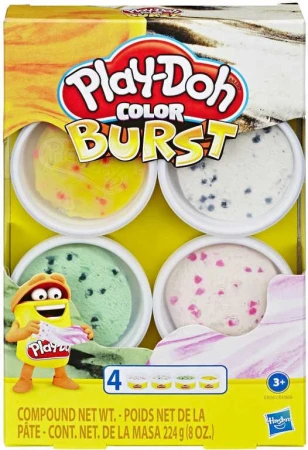 Hasbro PLAY-DOH Modelína barevné balení set 4 kelímky různé druhy