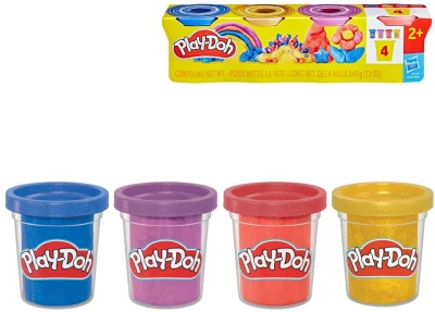 Hasbro PLAY-DOH Modelína kreativní sada 4 kelímky metalické barvy 340g Hasbro PLAY-DOH Modelína kreativní sada 4 kelímky metalické barvy 340g