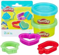 Hasbro PLAY-DOH Modelína set 2 kelímky + 3 vykrajovátka 4 druhy