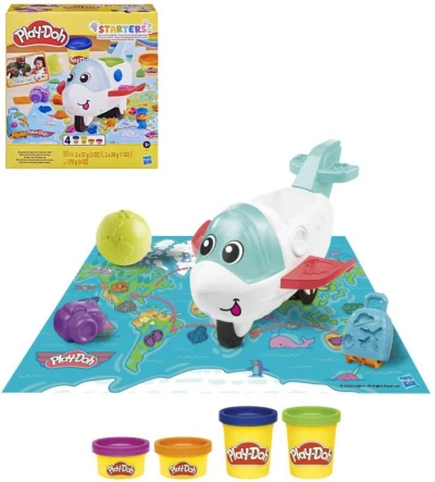 Hasbro PLAY-DOH Průzkumné letadlo kreativní set s modelínou a podložkou Hasbro PLAY-DOH Průzkumné letadlo kreativní set s modelínou a podložkou