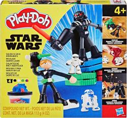 Hasbro PLAY-DOH Star Wars svetelné meče kreatívna sada modelína s nástrojmi