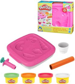 Hasbro PLAY-DOH Výroba cupcake kreativní set modelína s nástroji růžová