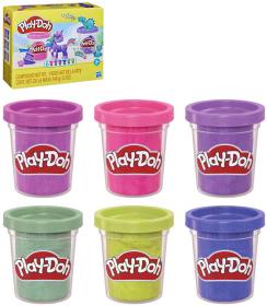 Hasbro PLAY-DOH Zářivá kolekce kreativní set 6 kelímků s modelínou Hasbro PLAY-DOH Zářivá kolekce kreativní set 6 kelímků s modelínou