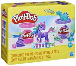 Hasbro PLAY-DOH Zářivá kolekce kreativní set 6 kelímků s modelínou