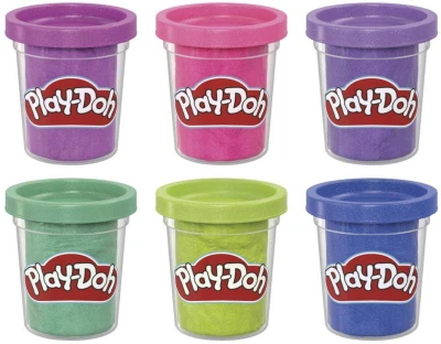 Hasbro PLAY-DOH Zářivá kolekce kreativní set 6 kelímků s modelínou