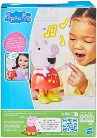 Hasbro Prasátko Peppa Pig mluví zpívá hraje na baterie Zvuk AJ