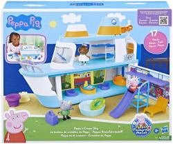 Hasbro Výletní loď Peppa Pig herní set se 3 figurkami a doplňky v krabici