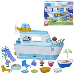 Hasbro Výletní loď Peppa Pig herní set se 3 figurkami a doplňky v krabici Hasbro Výletní loď Peppa Pig herní set se 3 figurkami a doplňky v krabici