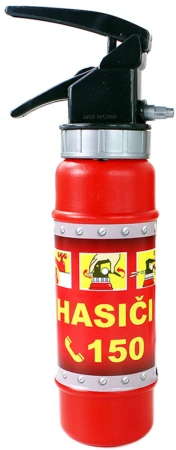 Hasičská sada funkční hasicí přístroj stříká vodu malý hasič na baterie Zvuk