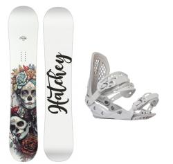 Hatchey Eternity dámsky snowboard + Gravity G2 Lady white viazanie Hatchey Eternity dámsky snowboard + Gravity G2 Lady white viazanie