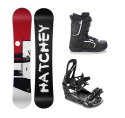 Hatchey Legacy snowboard + Raven S230 Black snowboardové viazanie + Raven Target snowboardová obuv