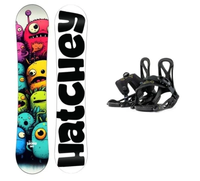 Hatchey Loony dětský snowboard + Beany Kido vázání Hatchey Loony dětský snowboard + Beany Kido vázání
