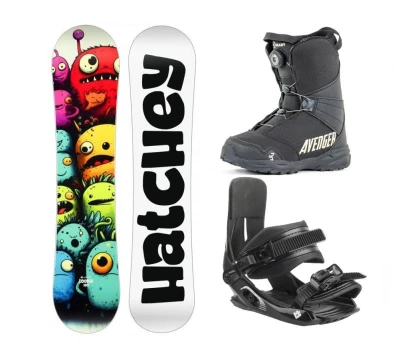 Hatchey Loony dětský snowboard + Hatchey Tactic Junior + Beany Avenger BS boty Hatchey Loony dětský snowboard + Hatchey Tactic Junior + Beany Avenger BS boty