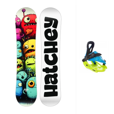 Hatchey Loony dětský snowboard + Raven s160 dětské vázání
