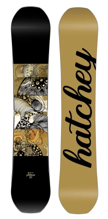 Hatchey Platinum snowboard + Hatchey Fastec+ snowboardové vázání