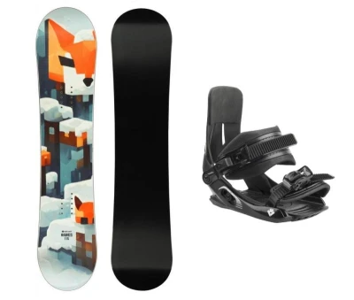 Hatchey Rabbies SPR juniorský snowboard + Hatchey Tactic Junior vázání Hatchey Rabbies SPR juniorský snowboard + Hatchey Tactic Junior vázání