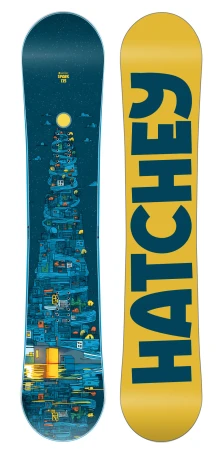 Hatchey Spark dětský snowoboard + Hatchey Tactic Junior snowboardové vázání