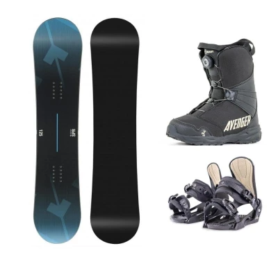 Hatchey SPR Junior blue snowboard + Beany Junior vázání + Beany Avenger BS boty Hatchey SPR Junior blue snowboard + Beany Junior vázání + Beany Avenger BS boty