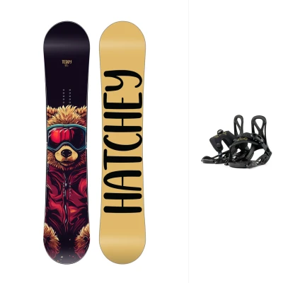 Hatchey Teddy dětský snowboard + Beany Kido vázání