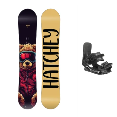 Hatchey Teddy dětský snowboard + Hatchey Tactic Junior vázání