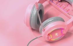 Havit Herní sluchátka GAMENOTE H2233d RGB (růžová)