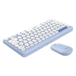 Havit KB279GCM bezdrátový set 2 v 1 klávesnice + myš (modrá)