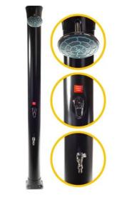 Hawaj Alu 40 l černá solární sprcha (VÝPRODEJ)