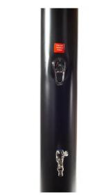 Hawaj Alu 40 l černá solární sprcha (VÝPRODEJ)